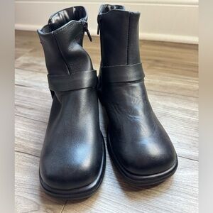 Steve Madden Kids Rider Girl's Shoes Boots Black Leather: Size 2 little girl new